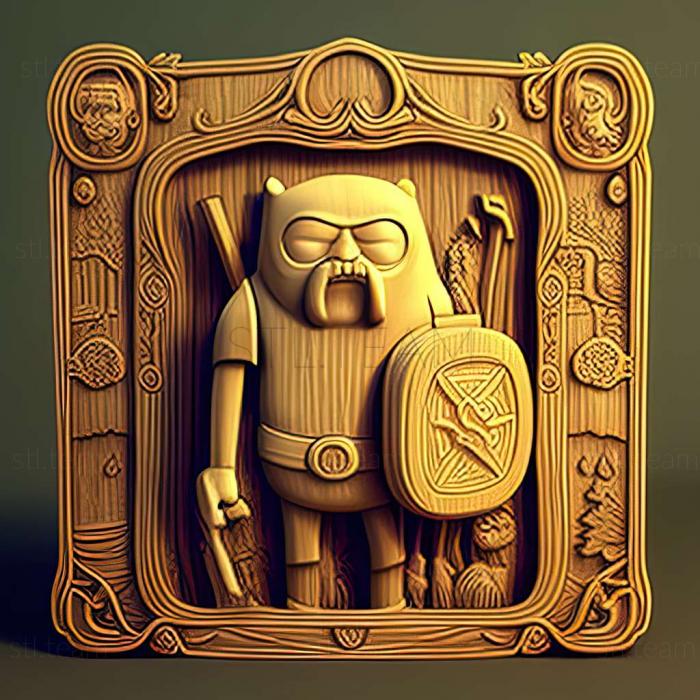 3D model Adventure Time Finn and Jake Investigations game (STL)